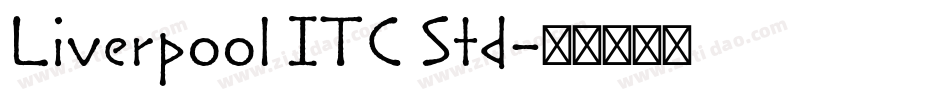 Liverpool ITC Std字体转换